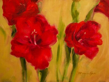 Red Gladiolus
6” x 8”
oil on linen